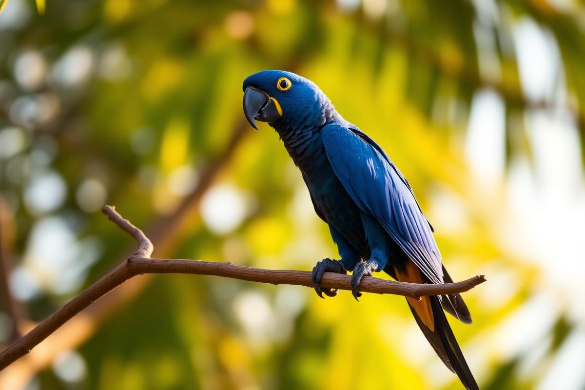 Ave silvestre em ambiente natural